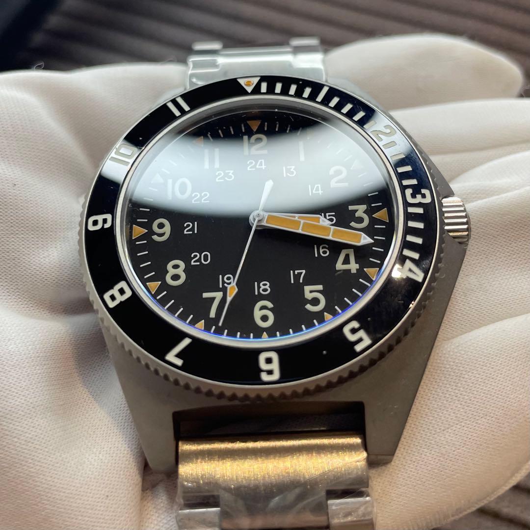 新品 アメリカ軍 typeIIオマージュ 米軍 ミリタリーウォッチ ダイバーズ
