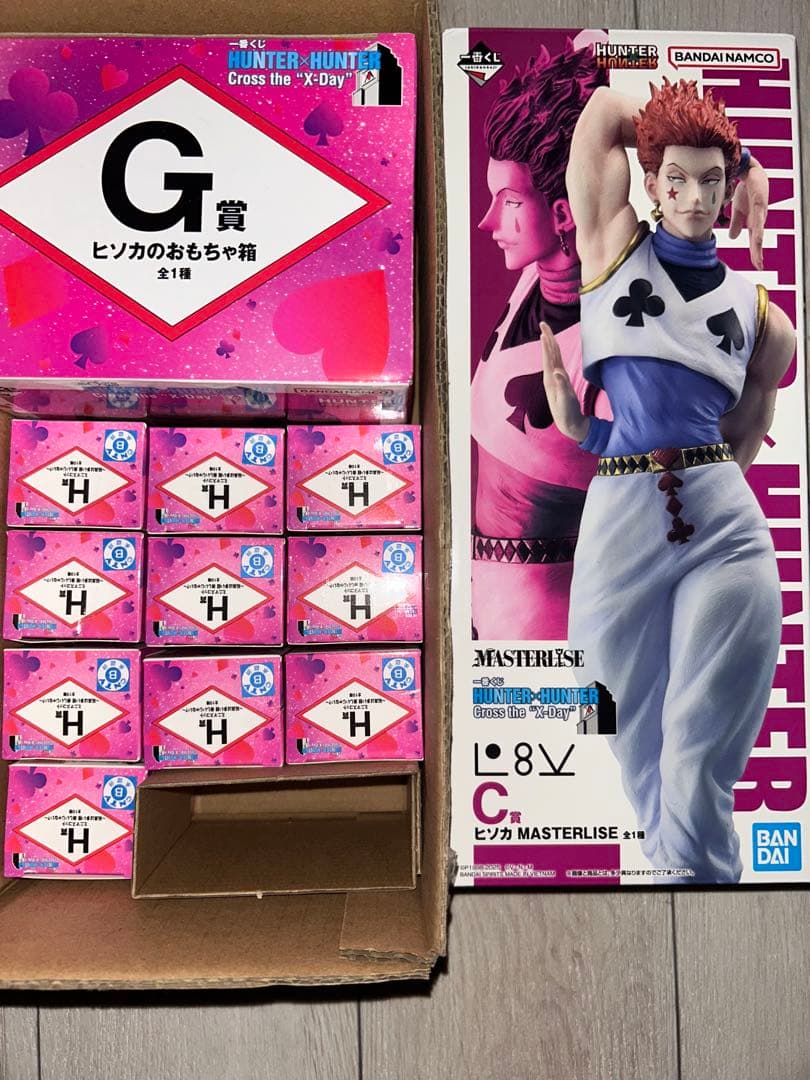 一番くじ HUNTER×HUNTER　ヒソカのおもちゃ箱コンプ　C賞ヒソカセット