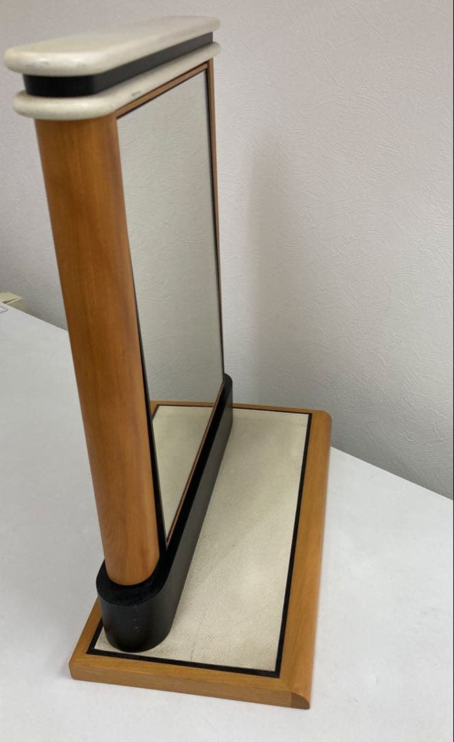 【激レア✨】ダンヒルdunhill 木製ディスプレイ 回転鏡　非売品　限定品