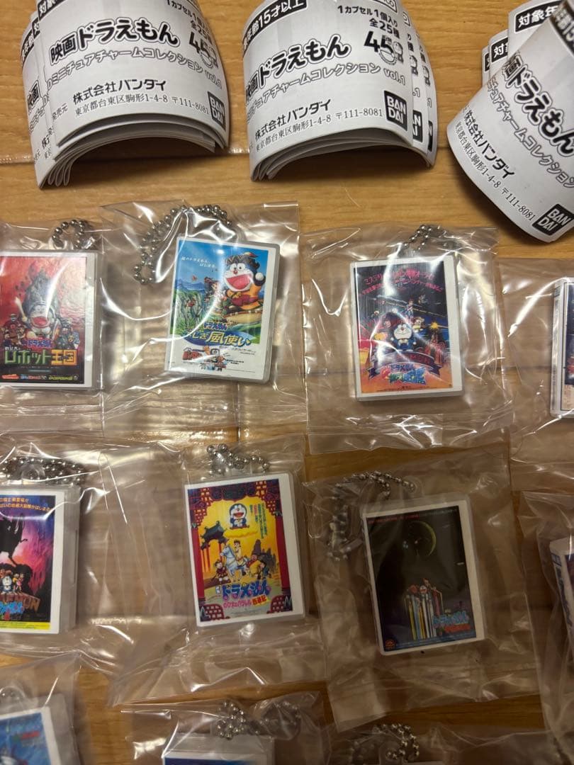 映画ドラえもん DVDミニチュアチャームコレクションvol.1 まとめ　15点