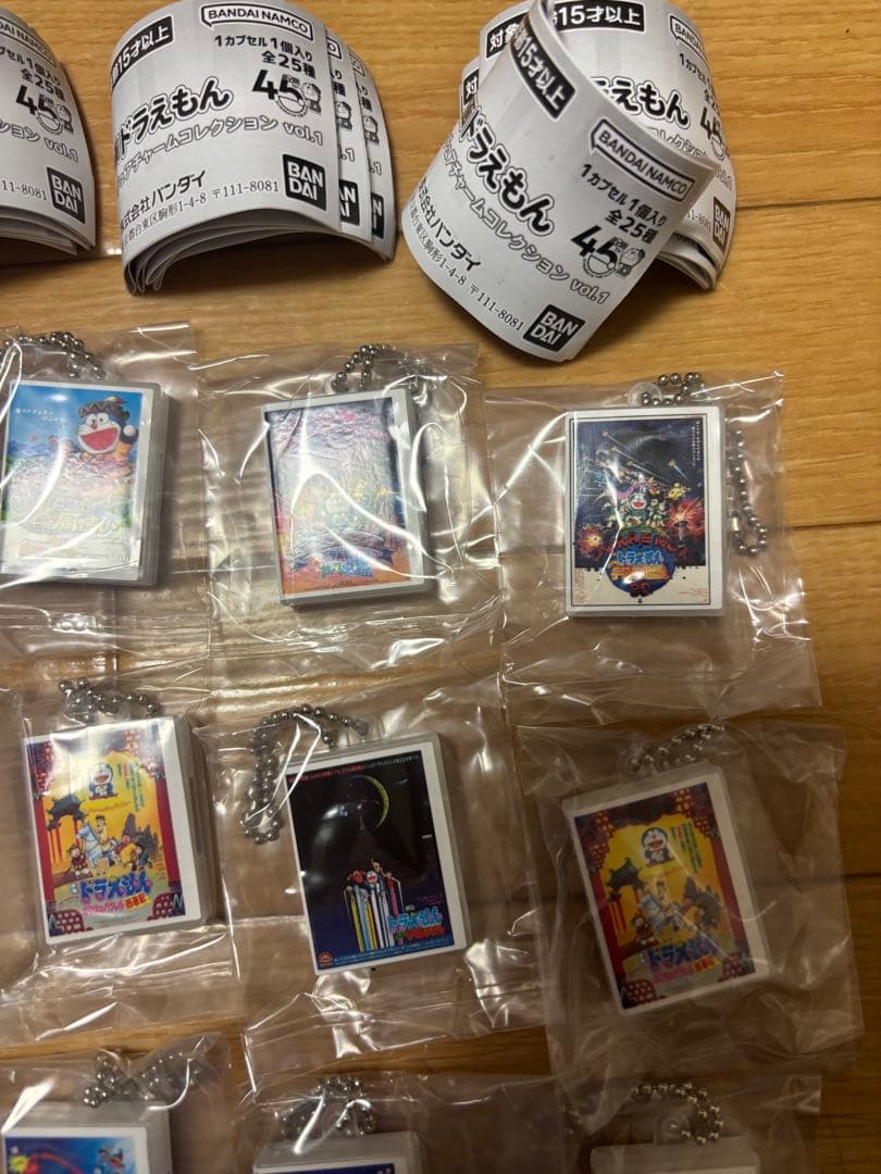 映画ドラえもん DVDミニチュアチャームコレクションvol.1 まとめ　15点