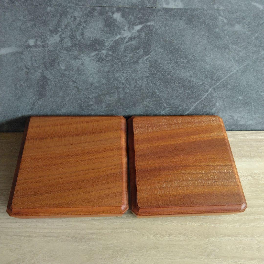 スピーカースタンド一対　欅無垢材