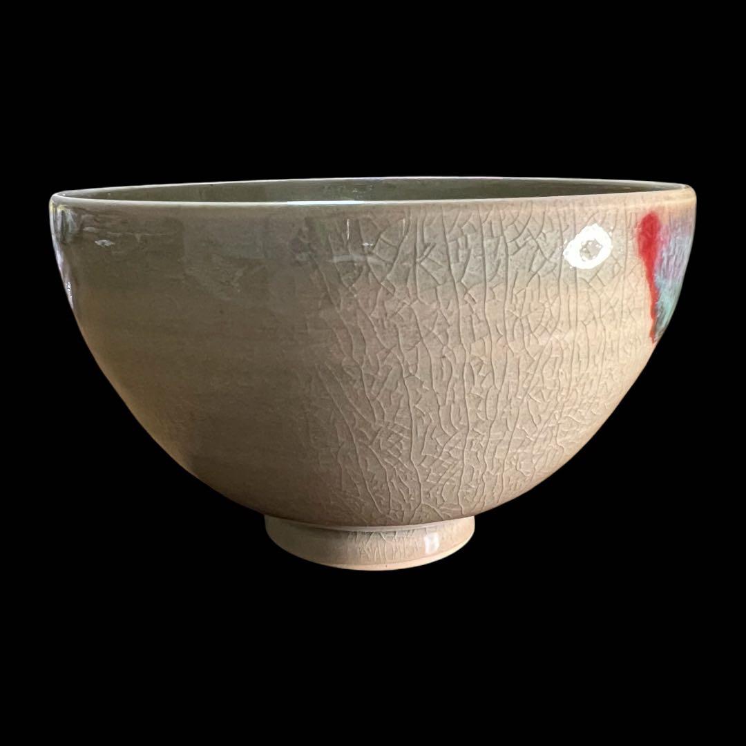 《極美品》茶道具 上野焼 十二代 白川卓甫 十時窯 茶碗 共箱