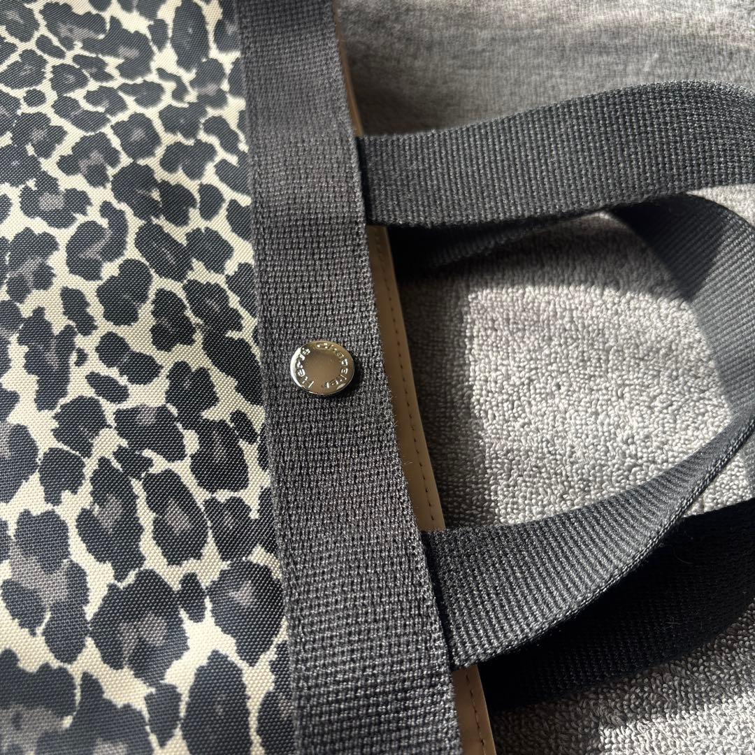 エルベシャプリエ 707FN パンサーブラン×ノワール×ノワール(舟型トートM