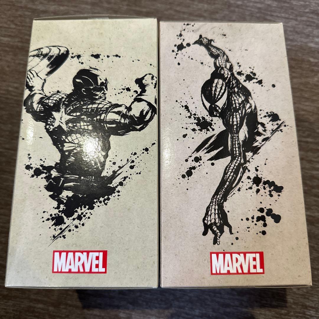 マーベル　超人技画　フィギュア　キャプテンアメリカ　スパイダーマン　プライズ
