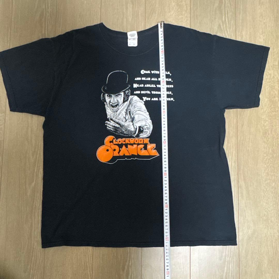 時計仕掛けのオレンジTシャツ XL 黒