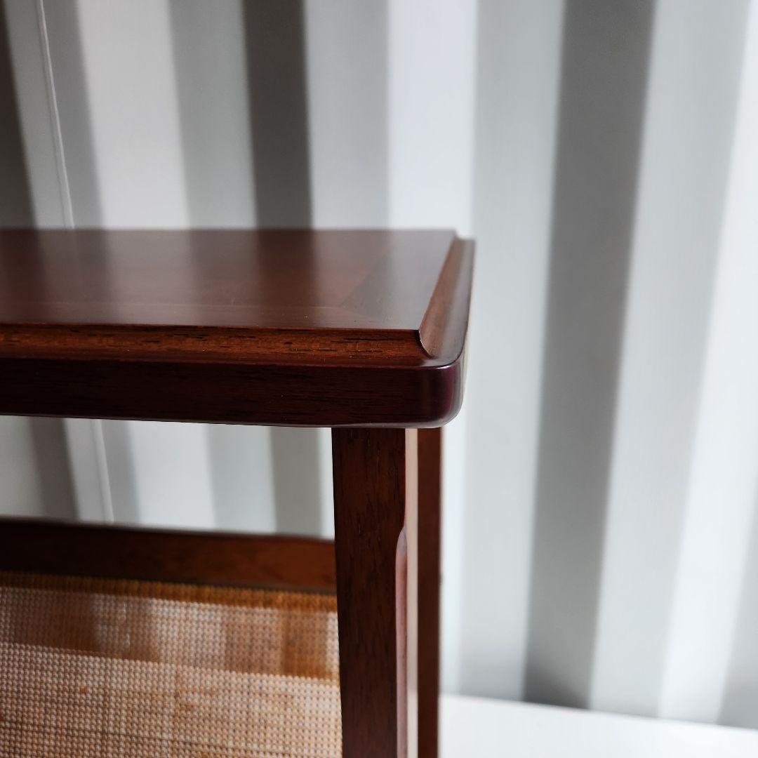 極美品　maruni　マルニ木工　地中海　マガジンラック　サイドテーブル