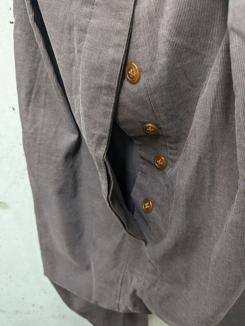 コーディロイ ワンタック ワイドパンツ