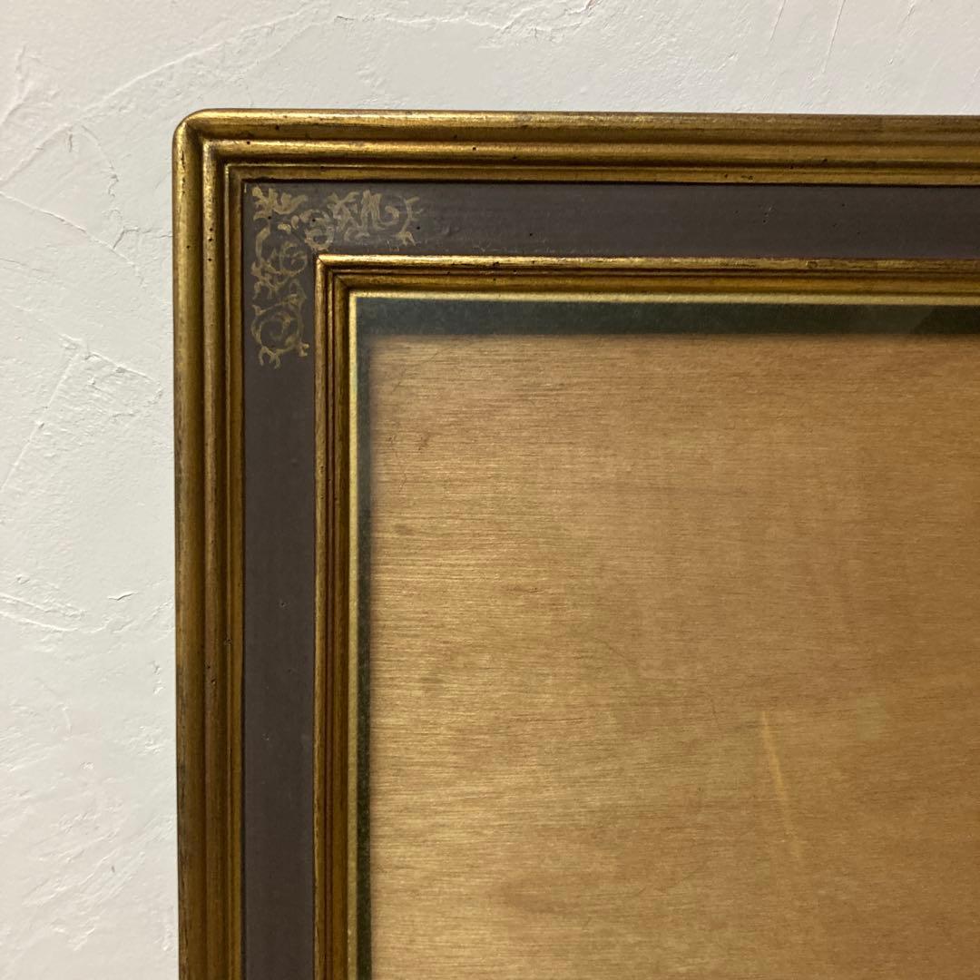 装飾的な木製額縁 ガラスあり