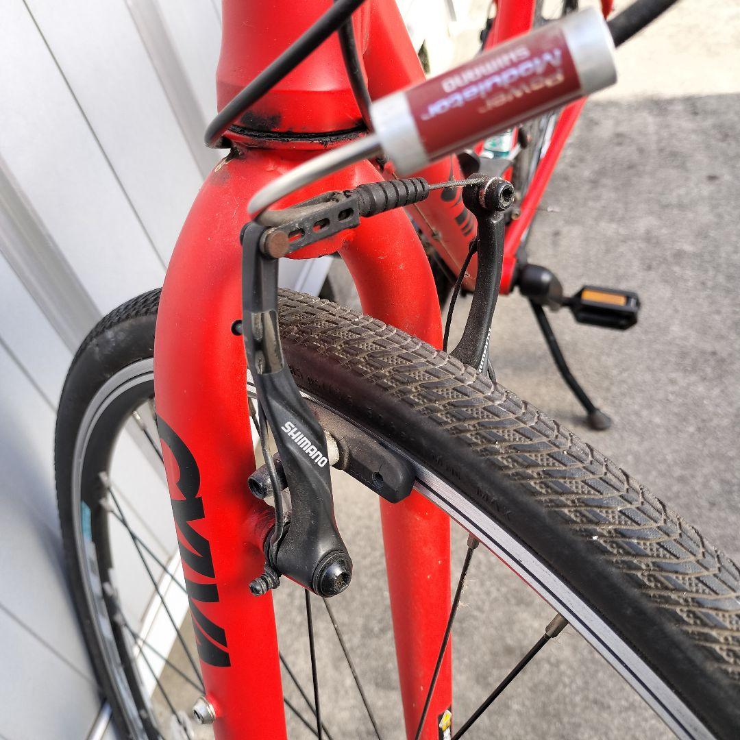 【直接渡し愛知】CYLVA F24 レッド BRIDGESTONE クロスバイク