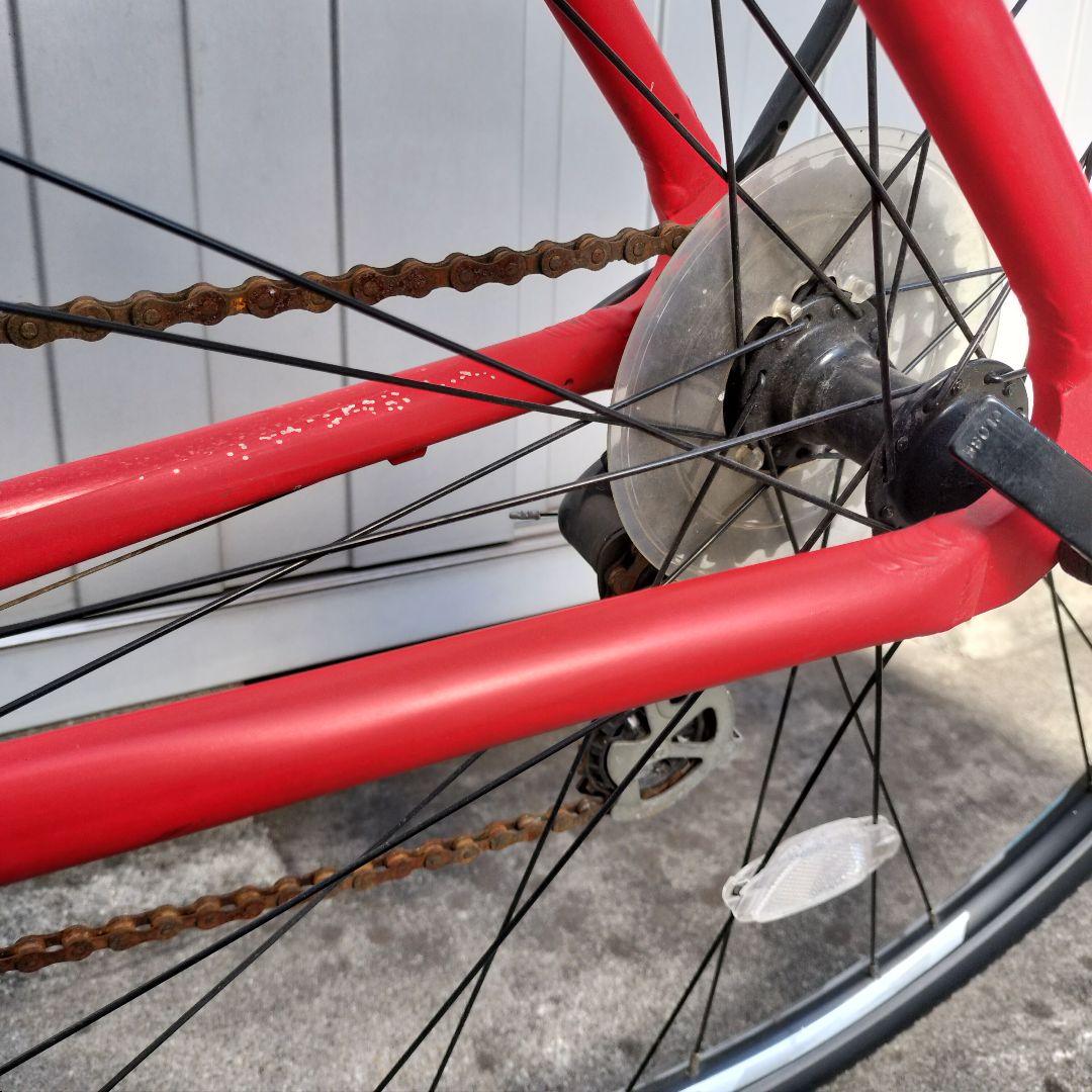 【直接渡し愛知】CYLVA F24 レッド BRIDGESTONE クロスバイク