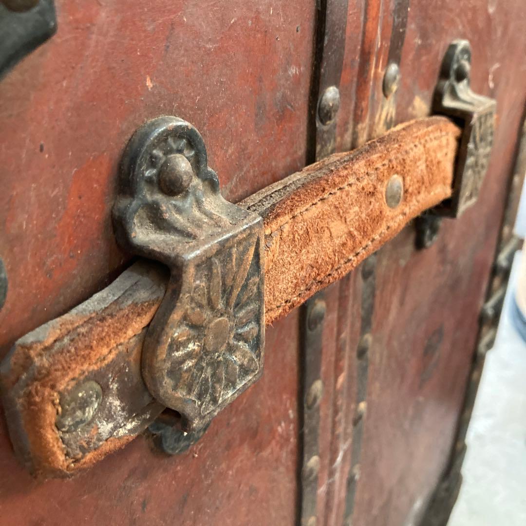 ⭐️稀少価値　レア物　アンティーク　ヴィンテージ　USトランク　スタッズ