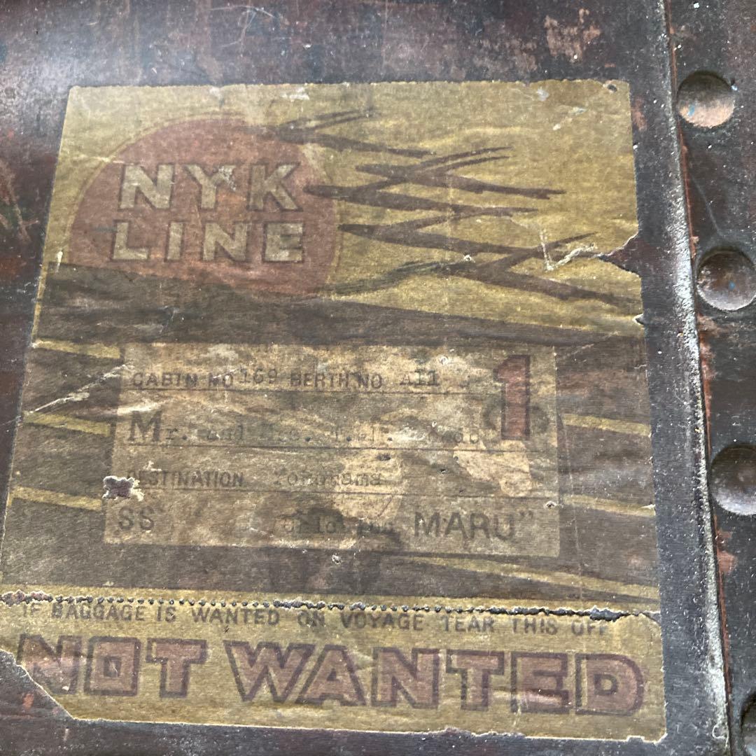 ⭐️稀少価値　レア物　アンティーク　ヴィンテージ　USトランク　スタッズ