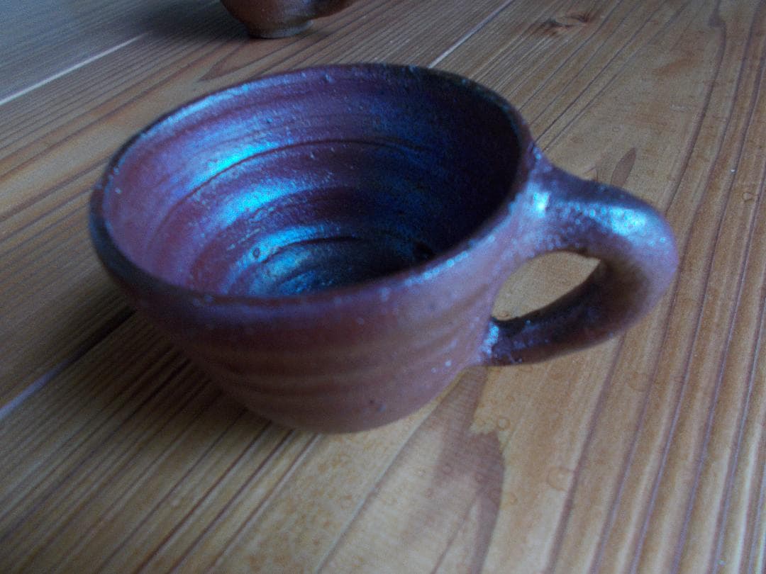 備前焼⑨　コーヒーカップ５個組　五一郎【18】