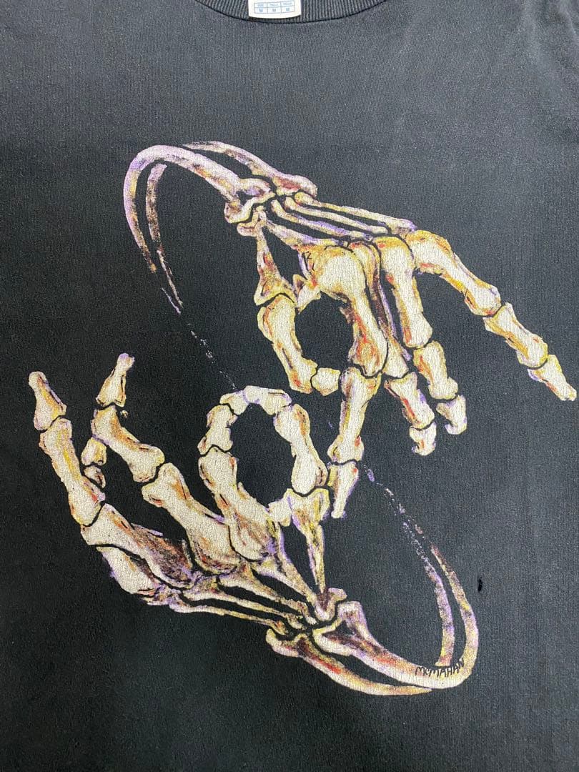 00s KORN TOUR BONE HAND SIGN Tシャツ M
