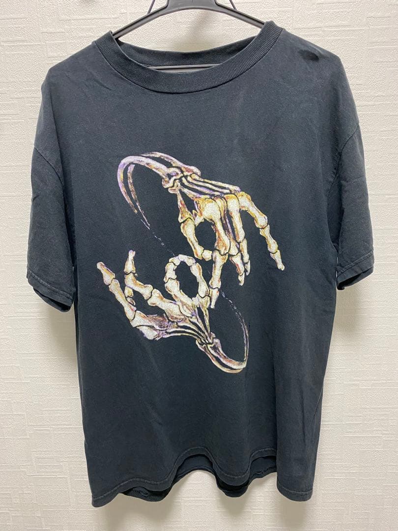 00s KORN TOUR BONE HAND SIGN Tシャツ M