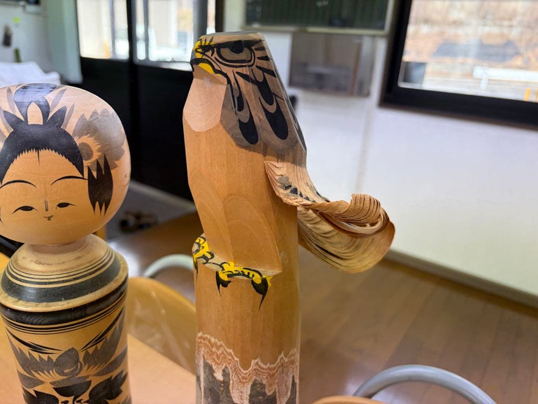 伝統的なこけし人形セット