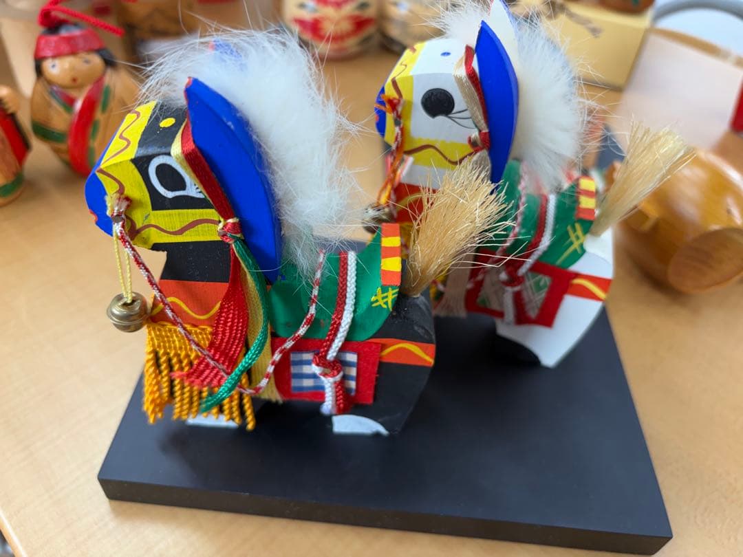 伝統的なこけし人形セット