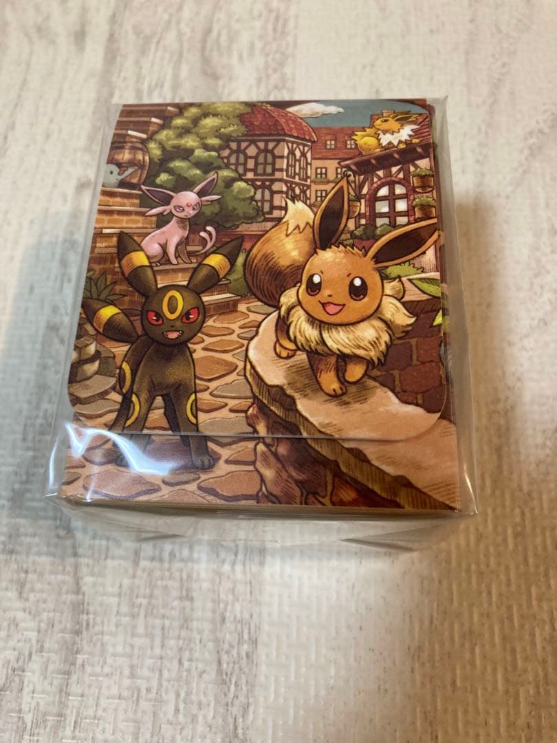 イーブイヒーローズ未開封シュリンク付1box、デッキシールド、デッキケース
