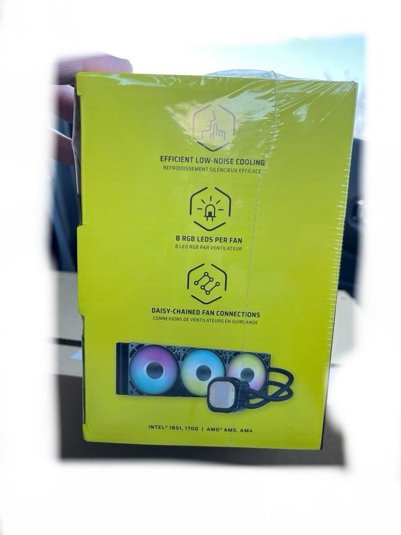 【最終値下げ本日23:59】CORSAIR 簡易水冷CPUクーラー【新品未使用】