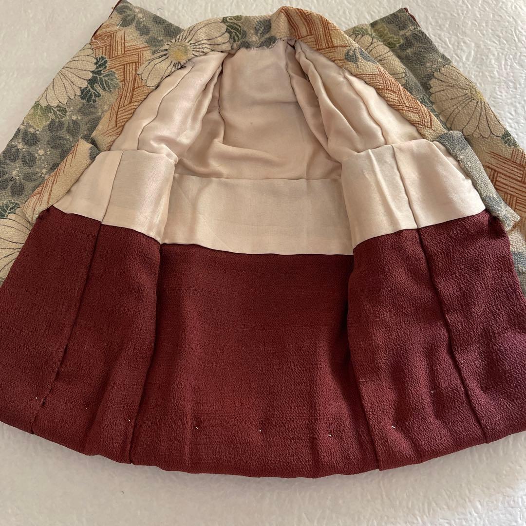 10148 人形の着物　古布　江戸縮緬