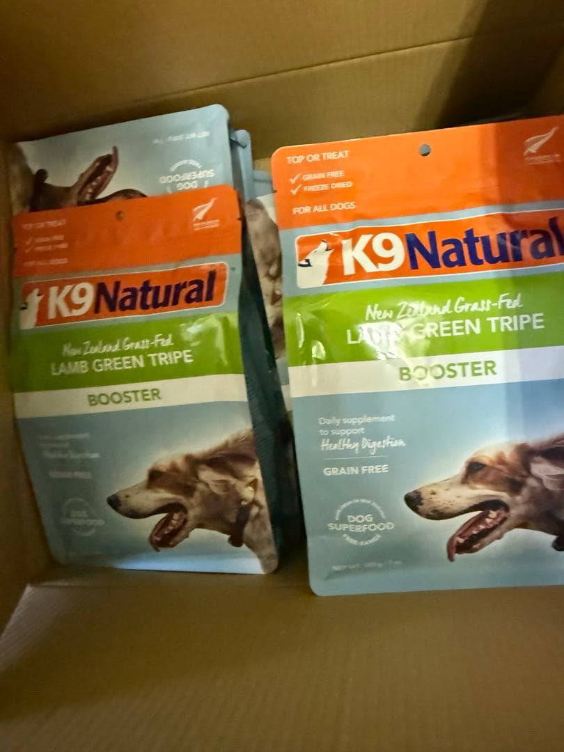 K9ナチュラル　フリーズドライ　ラム・グリーントライプ　200g （2袋）