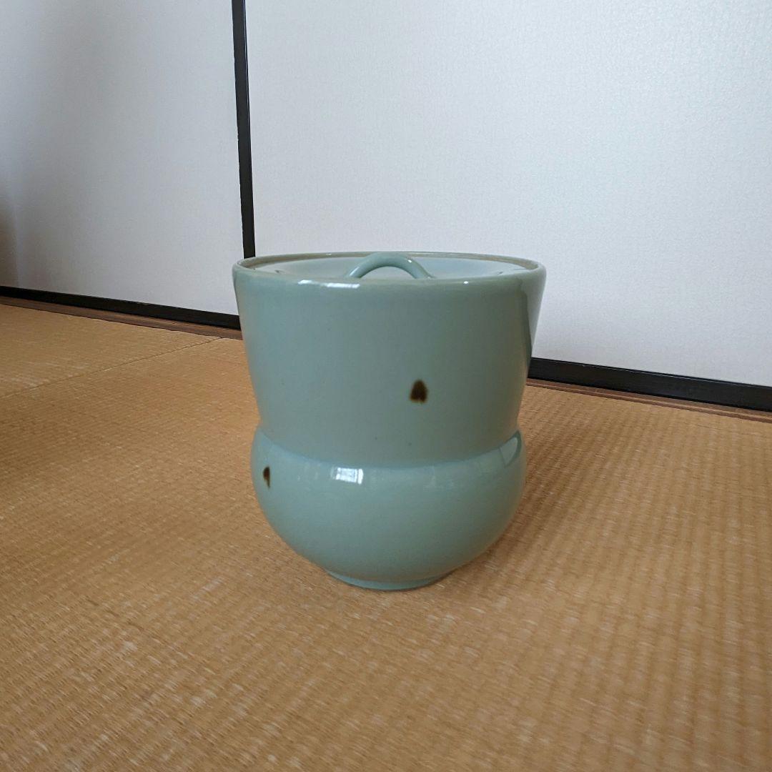 皆具　水指　杓立　建水　蓋置　　飛青磁　箱なし