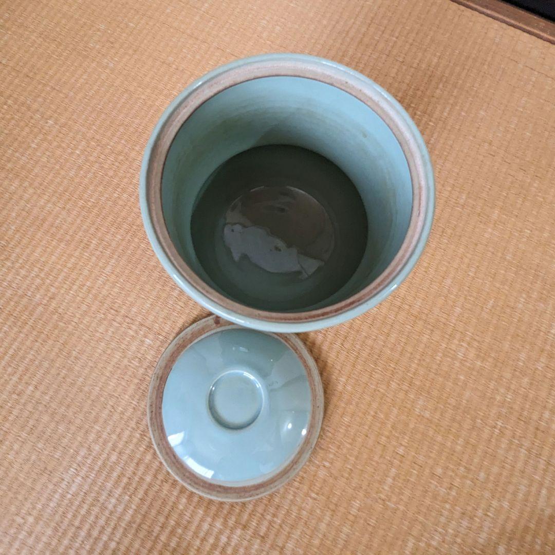 皆具　水指　杓立　建水　蓋置　　飛青磁　箱なし