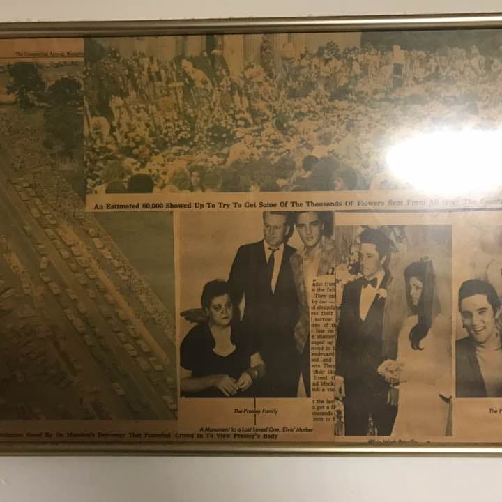 激レア‼️エルヴィス・プレスリーの新聞記事