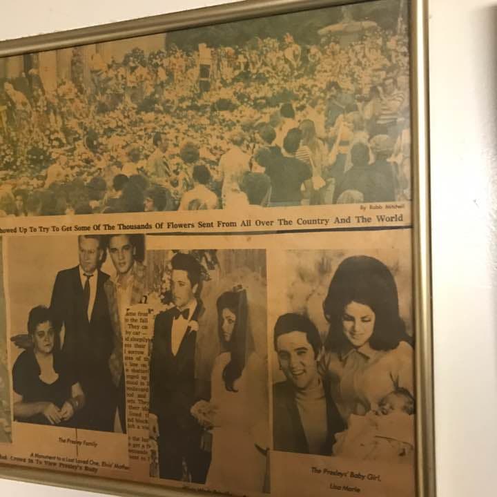 激レア‼️エルヴィス・プレスリーの新聞記事