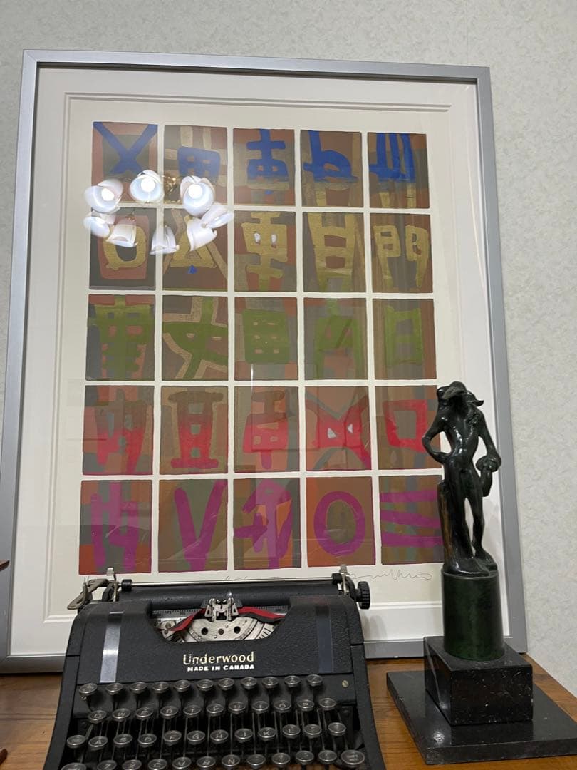 シルクスクリーン　ジニー・キム　1980年代作品　サイン・ED 限定版画　貴重