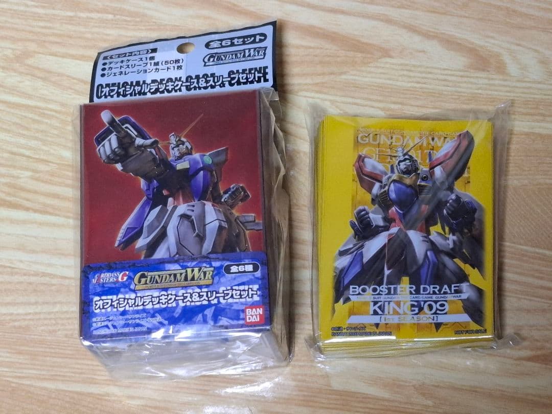 ガンダムウォー　デッキケース&スリーブセット+大会景品スリーブ　Gガンセット