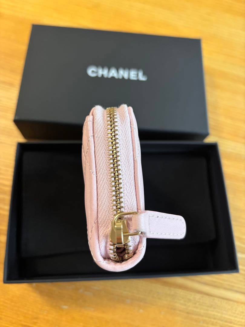 シャネル 24S パース ラムスキン ピンク系