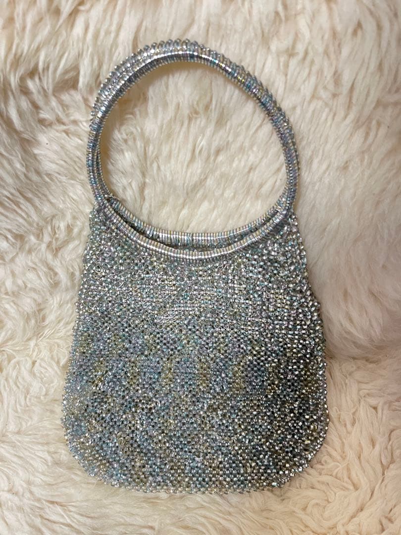 Ｒ✨美品✨アンテプリマ ワイヤーバッグ シャンパンゴールド しずく型 ドロップ型