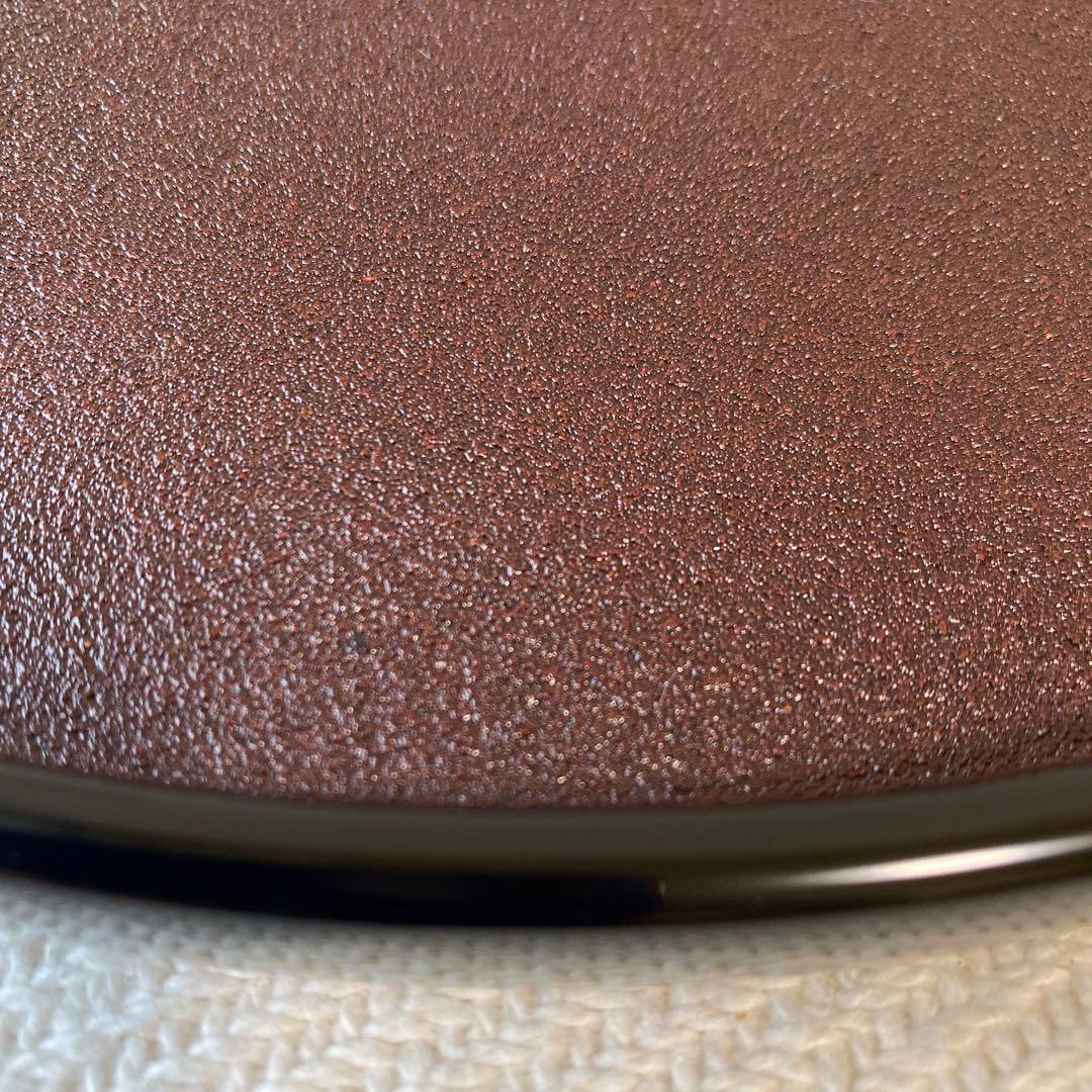 秋田 川連 高級漆器 黒えんじ色 尺乾漆 丸盆 伝統工芸品 匠漆 新品未使用