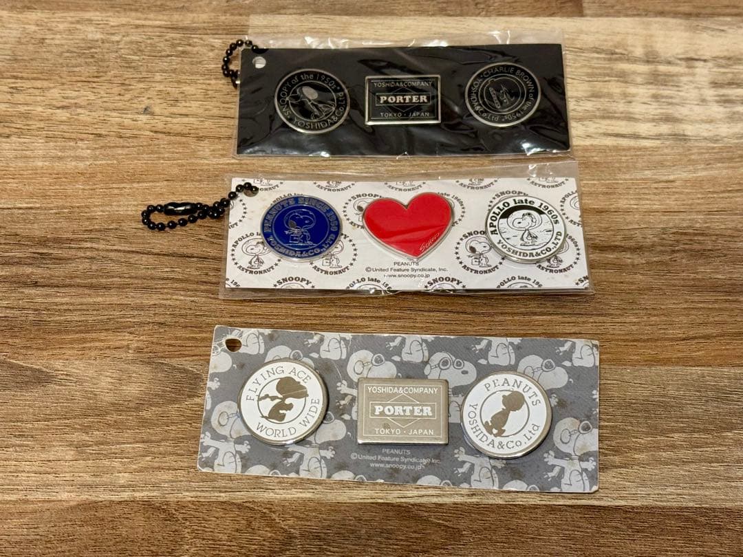 スヌーピー ピンバッジ PORTER