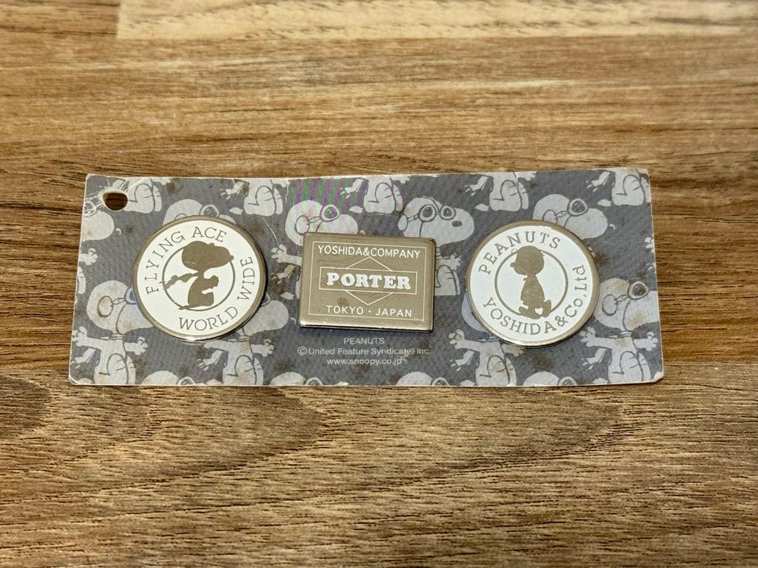 スヌーピー ピンバッジ PORTER