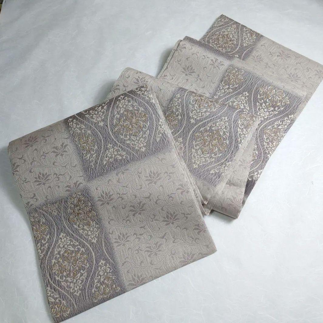 正絹 袋帯 六通柄 西陣弥栄織物謹製 ヨーロピアン唐草 極上 逸品 未使用品