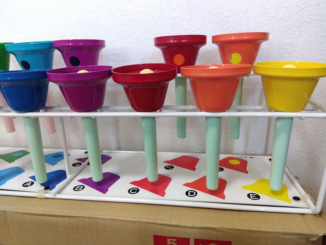 中古美品　UCHIDA ミュージックベル ハンドベル