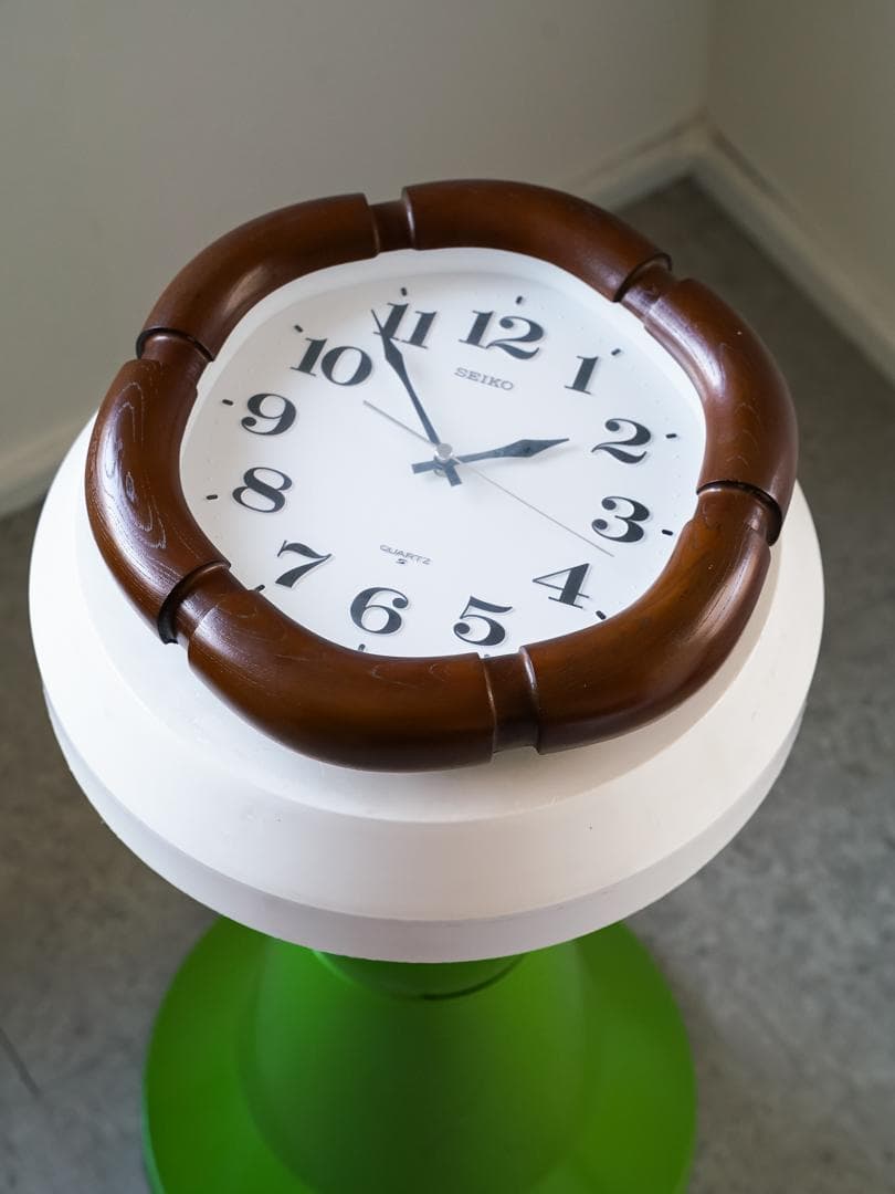 SEIKO vintage wooden 時計 ミッドセンチュリー モダン