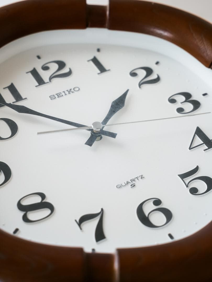 SEIKO vintage wooden 時計 ミッドセンチュリー モダン