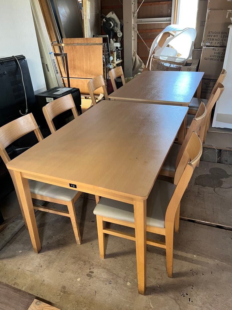 名古屋市内お届け無料ナチュラルウッド ダイニングテーブルセット