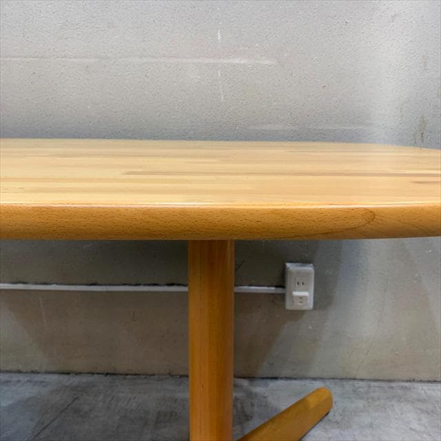 オールドキツツキ（飛騨産業家具）オーバルダイニングテーブル