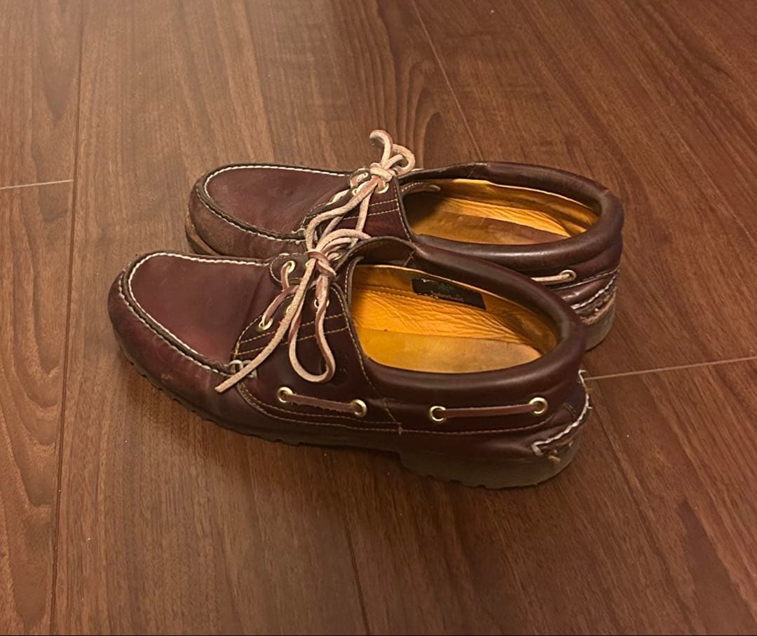 破格　ティンバーランド　3eye デッキシューズ　ボートシューズ　バーガンディ