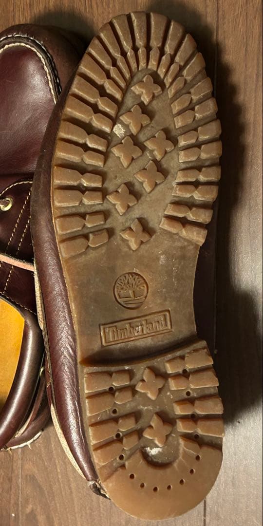 破格　ティンバーランド　3eye デッキシューズ　ボートシューズ　バーガンディ