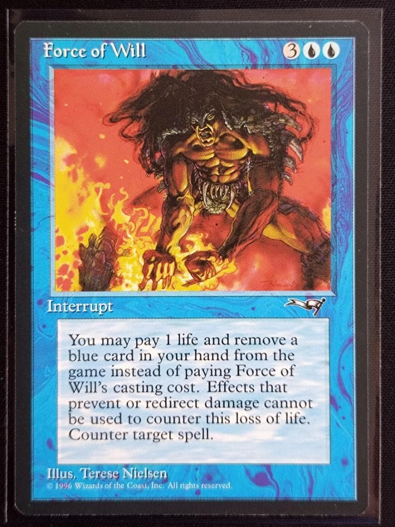 MTG Force of Will/意志の力 英語 4枚セット アライアンス