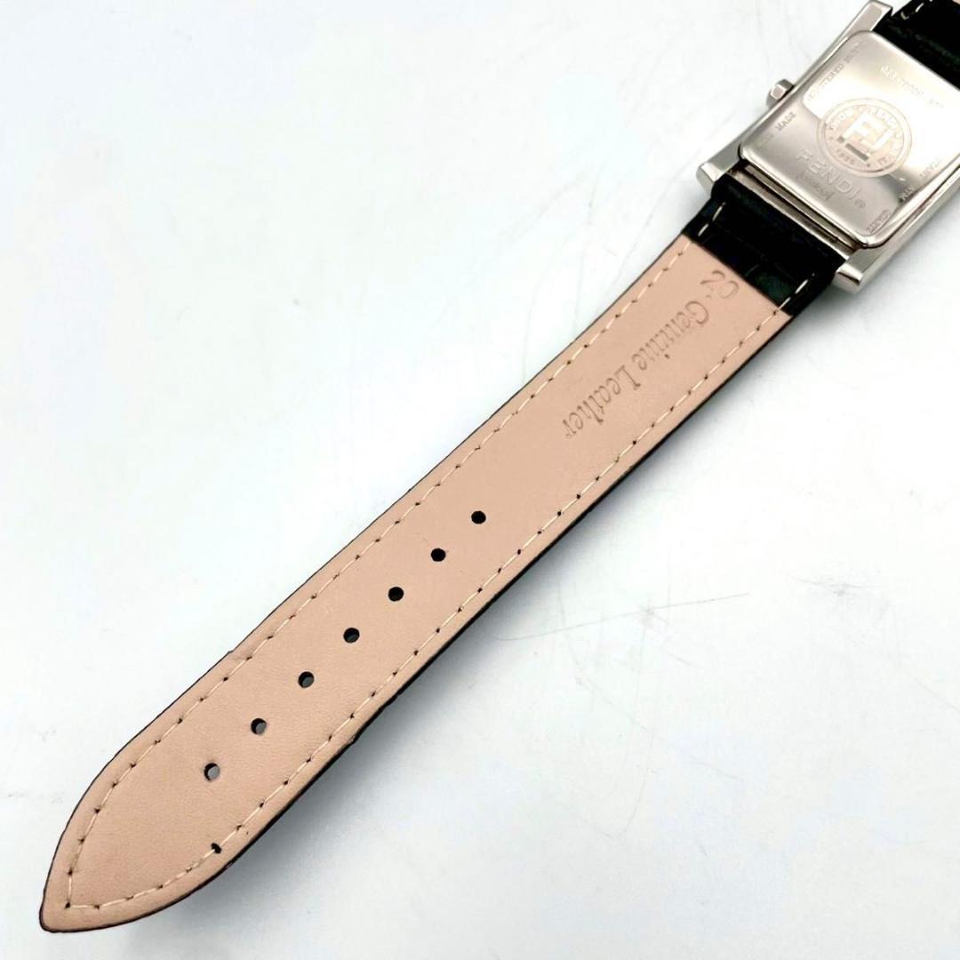 490 新品ベルト フェンディ 7000G 腕時計 スクエア オロロジ スモセコ