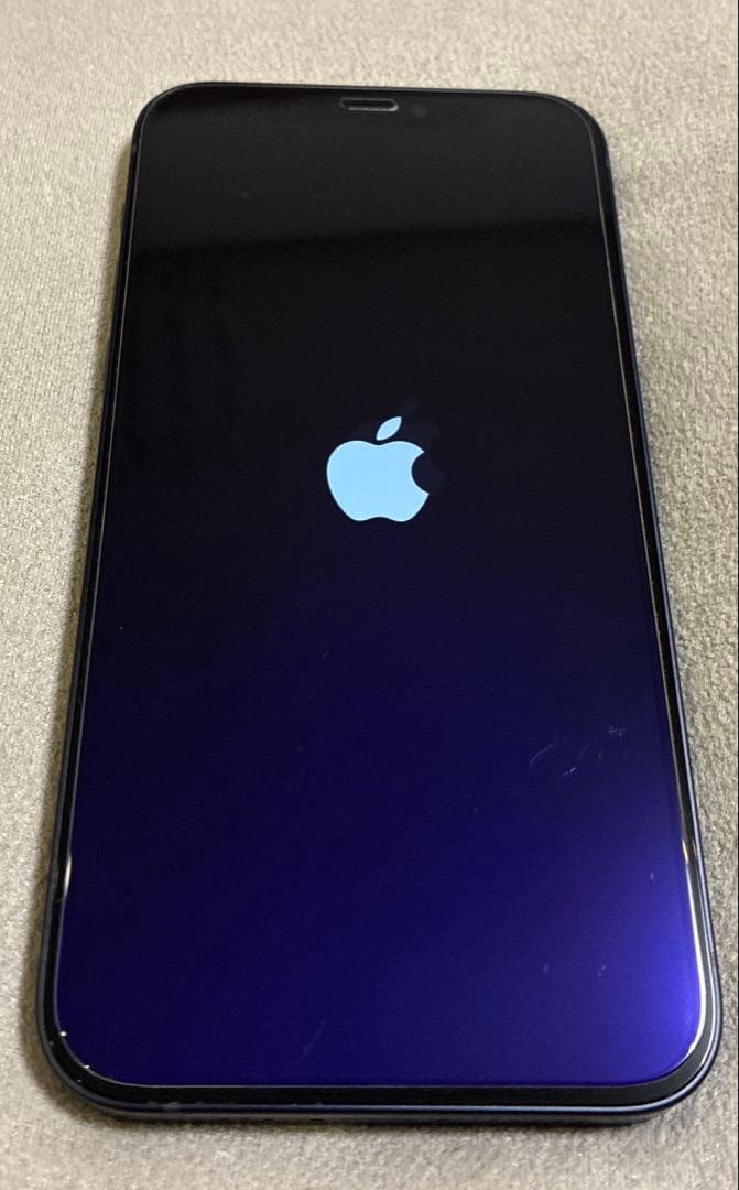 美品☆iPhone12 256GB ブラック iFaceケース フィルムつき