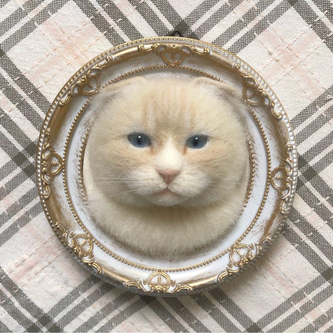 羊毛フェルト 猫 ハンドメイド ジン