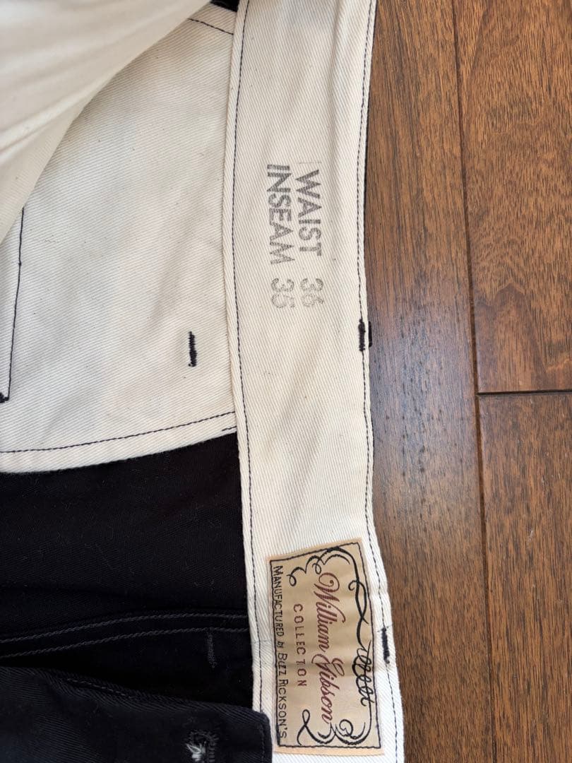 バズリクソンズ　BuzzRickson's WilliamGibson チノ黒